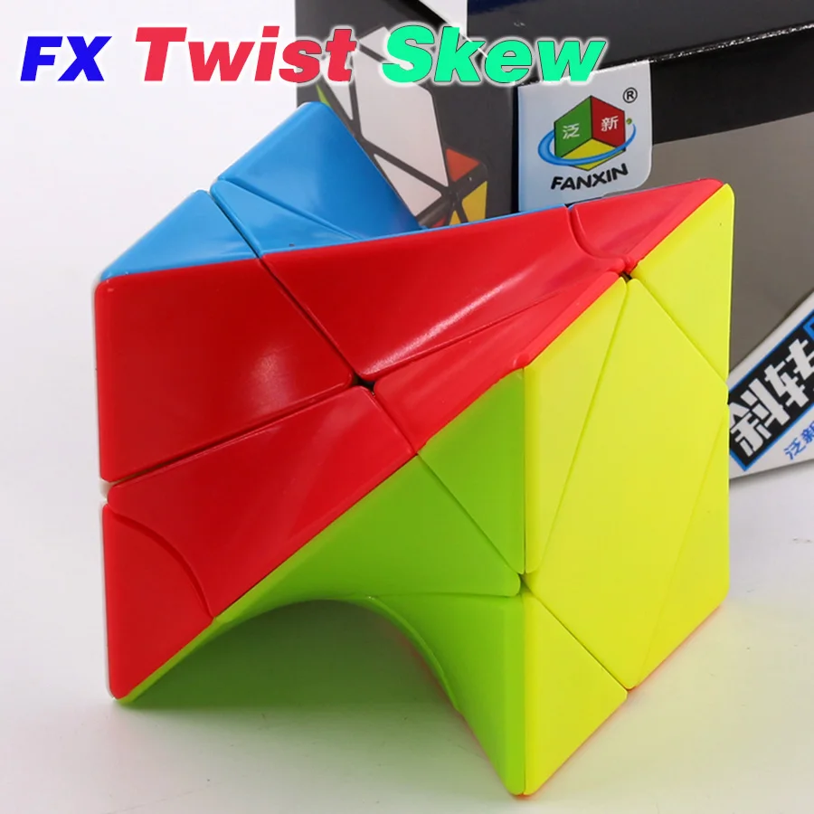 FanXin-rompecabezas Twist Skew Cube 3x3x3, rompecabezas Ziicube de velocidad, educativo profesional, 3x3, Juguetes-0
