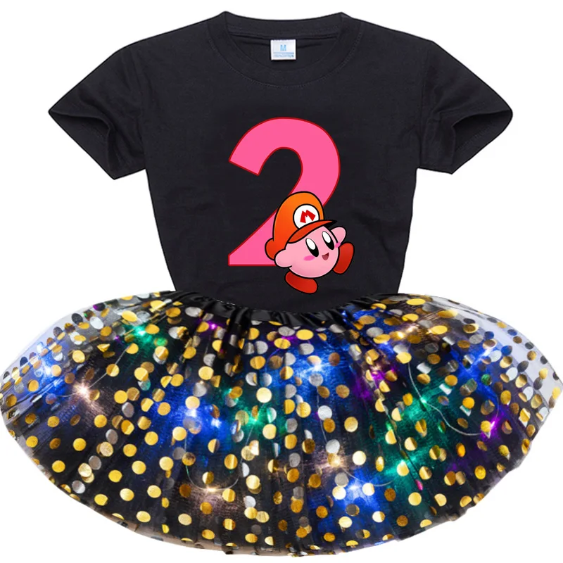 

2021 Girls Sequined Dress Princess Summer Birthday Customization Sequins Dresses Girl Teen Birthday Party Clothes Star Skirt