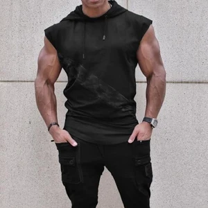 Men's tee shirt homme Hooded T-shirt Summer Pattern Casual Gyms Fitness Comfortable Men's Shirt Men's clothing camisetas hombre 10 item image
