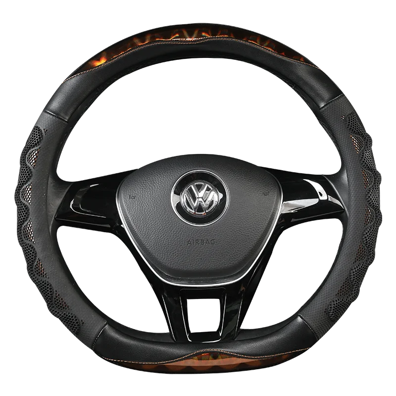38 см D Форма чехол рулевого колеса автомобиля для VW Jetta 6 2017 2019 Гольф 7 Scirocco Bettle 2012