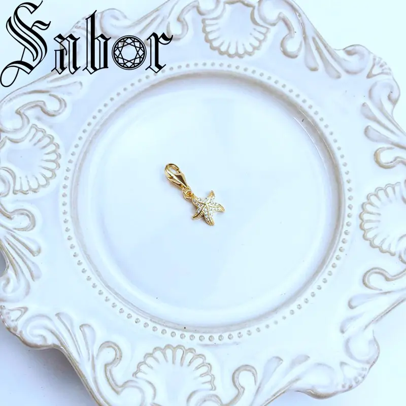 Золотая Морская звезда подвеска ювелирные изделия для женщин и мужчин модный