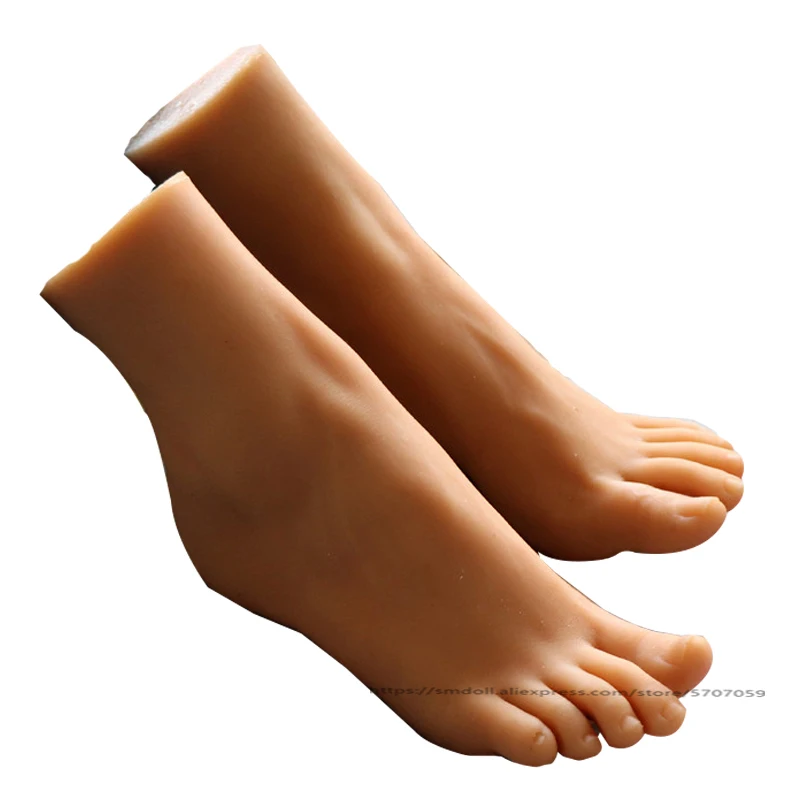 Шелковые чулки ювелирная модель мягкий манекен для ног силикагель высокое