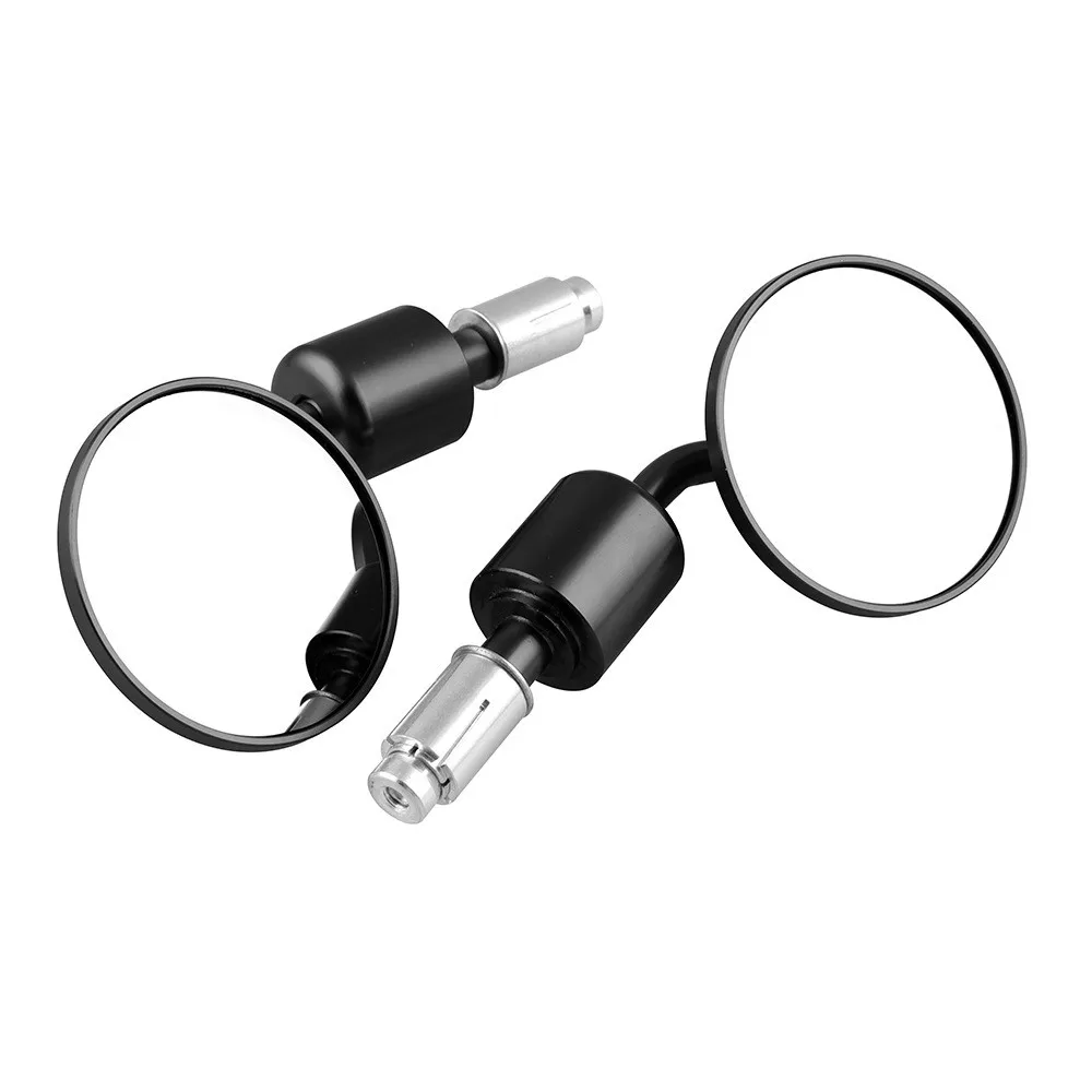 Поворотное складное алюминиевое круглое боковое зеркало заднего вида для