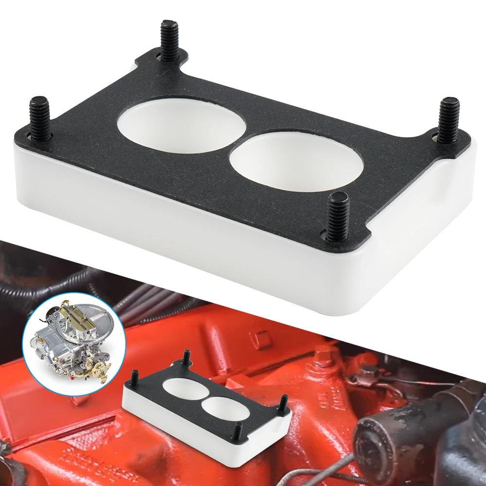 

NICECNC POM TBI адаптер для HOLLEY 2 Barrel 500, 350, 4412 для CHEVY TBI 1,75 ''адаптер с прокладкой