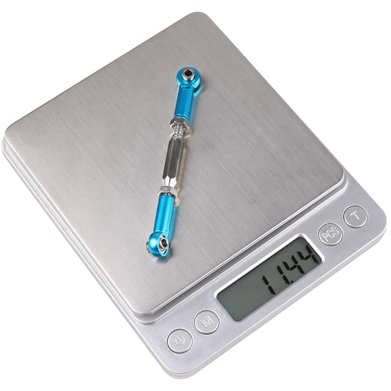 6 RC Регулируемый винтовой стержень из алюминиевого сплава Шатун 1/10 рулевой для