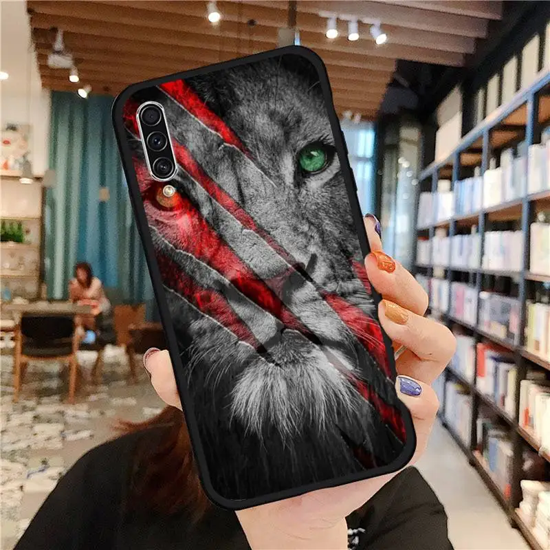

Tiger Leopard Lion Phone Case For Samsung galaxy S 21 20 10 8 A 50 21s 51 71 70 40 20 20e note 10 plus Ultra 5g fe