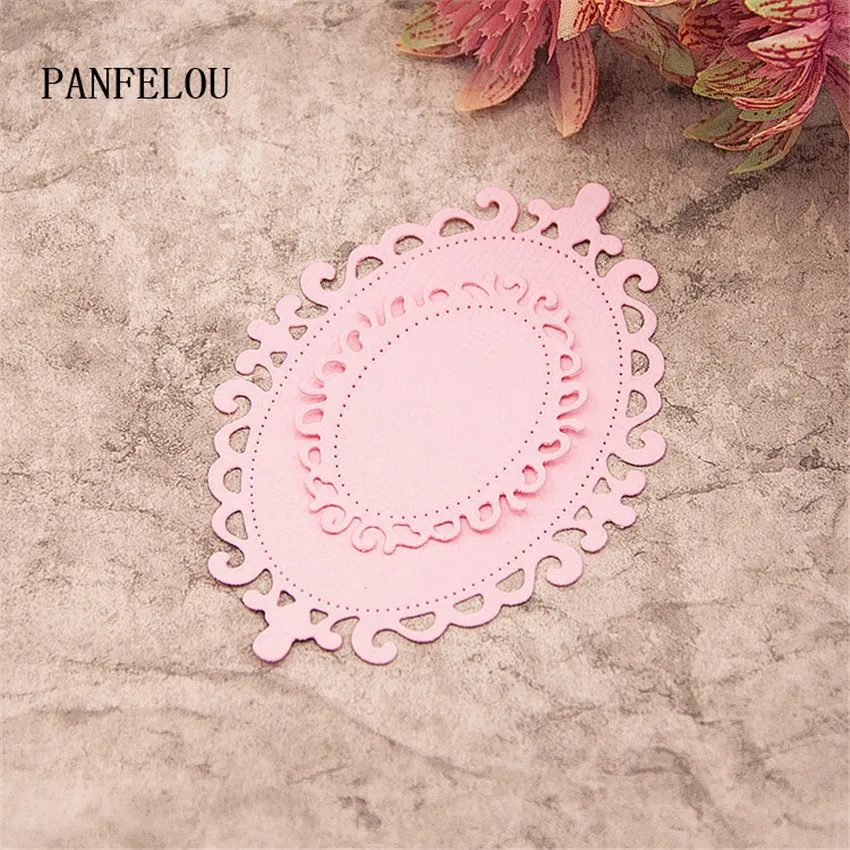 PANFELOU 1 лот = 2 шт красивые зеркальные металлические ремесленные резчик углеродистой стали бумажная заготовка резки Скрапбукинг/DIY Тисненные карты