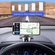 360 Degree Rotation in Car Phone Holder For Phone Universal on Car Dashboard  Sunvisor Support Stand Soporte Mount Bracket