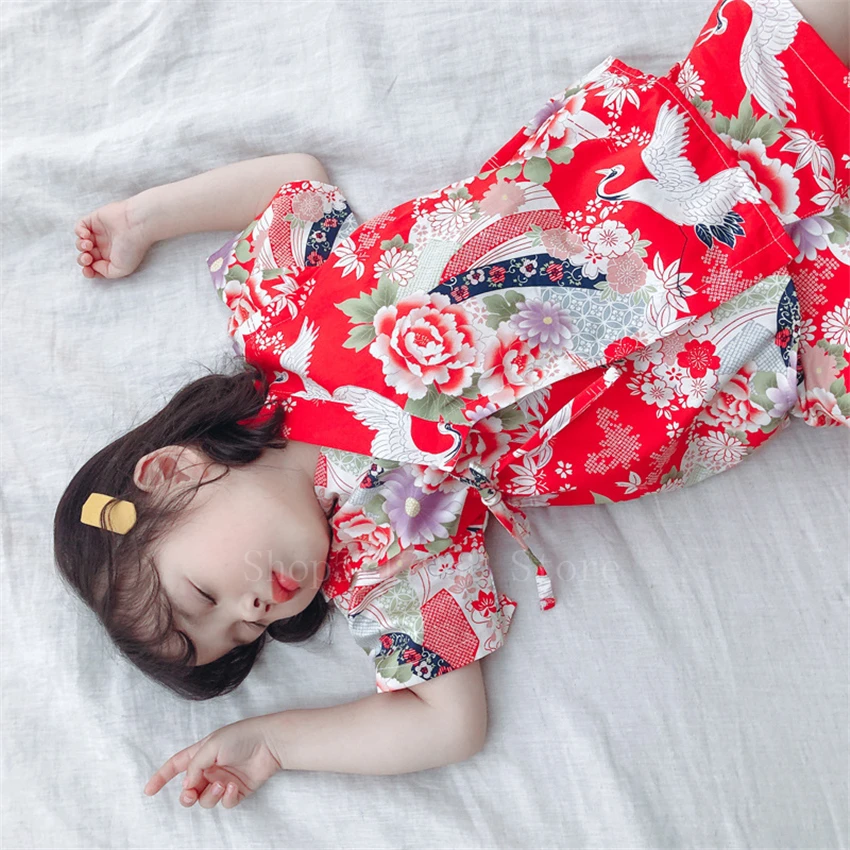 Летнее традиционное кимоно с коротким рукавом комплект для спа милый тонкий