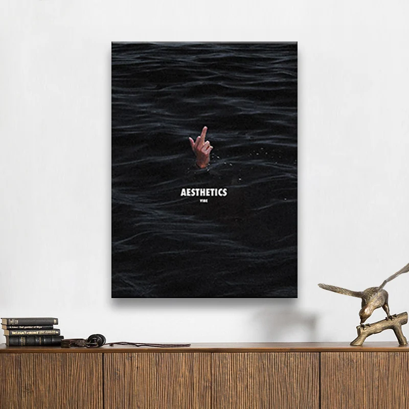 

Minimalist fashion aesthetics memes Home living Room Decor Print Poster Picture Painting Wall Art Framed Wooden Frame Canvas