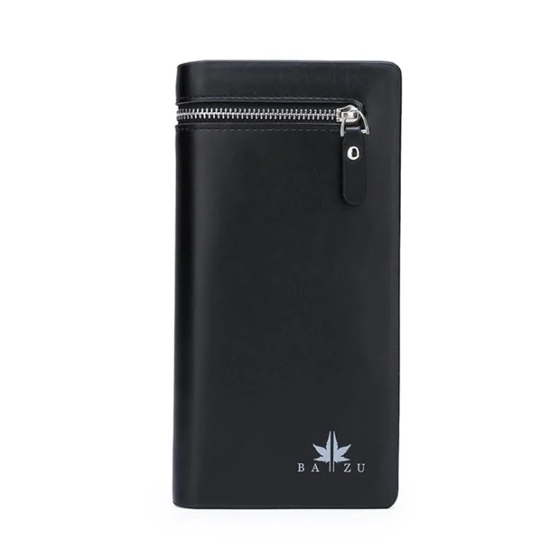 

Men Wallets Long Style High Quality Card Holder Male Purse Zipper Large Capacity Brand PU Leather Wallet For Men