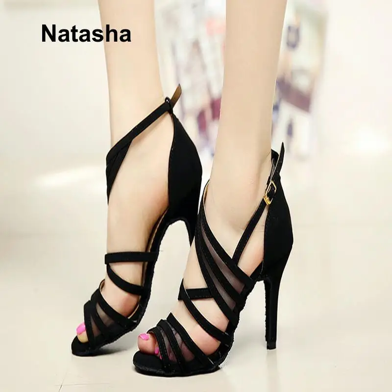 Обувь для латиноамериканских танцев Natasha национальный стандарт женские замшевые