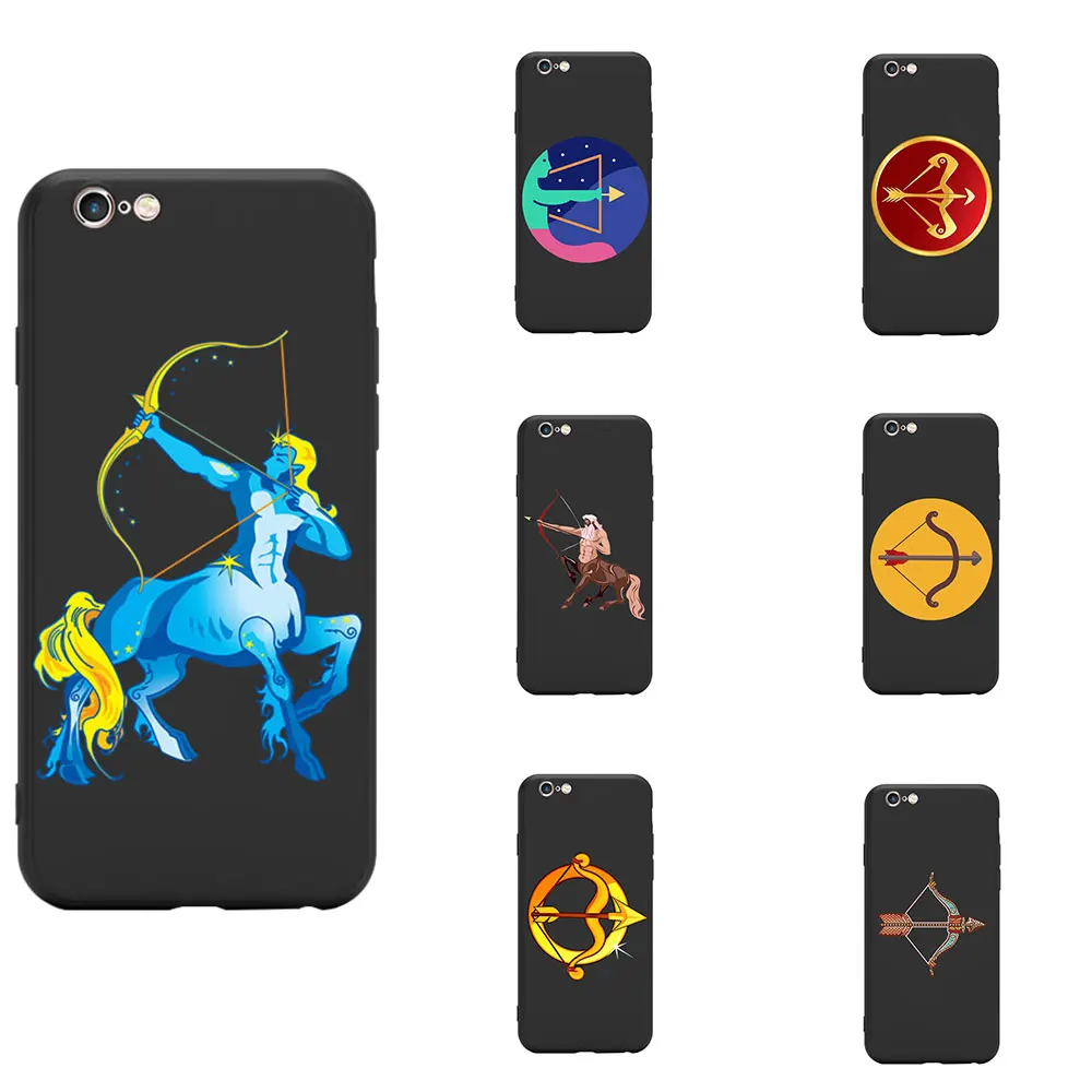 Для iPhone 6 7 8 S XR X Plus 11 Pro Max астрологические Знаки зодиака Созвездия Стрелец Archer тема