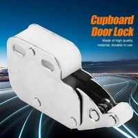 10pcs bounce latch lock anti theft touch catch locks for cupboard door furniture mini push cabinet kitchen spring clip lock