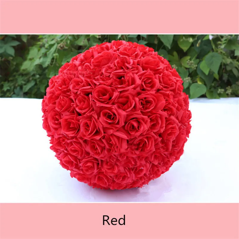 

14Inch 35cm Wedding silk Pomander Kissing Ball flower ball decorate artificial flower for wedding garden market decoration