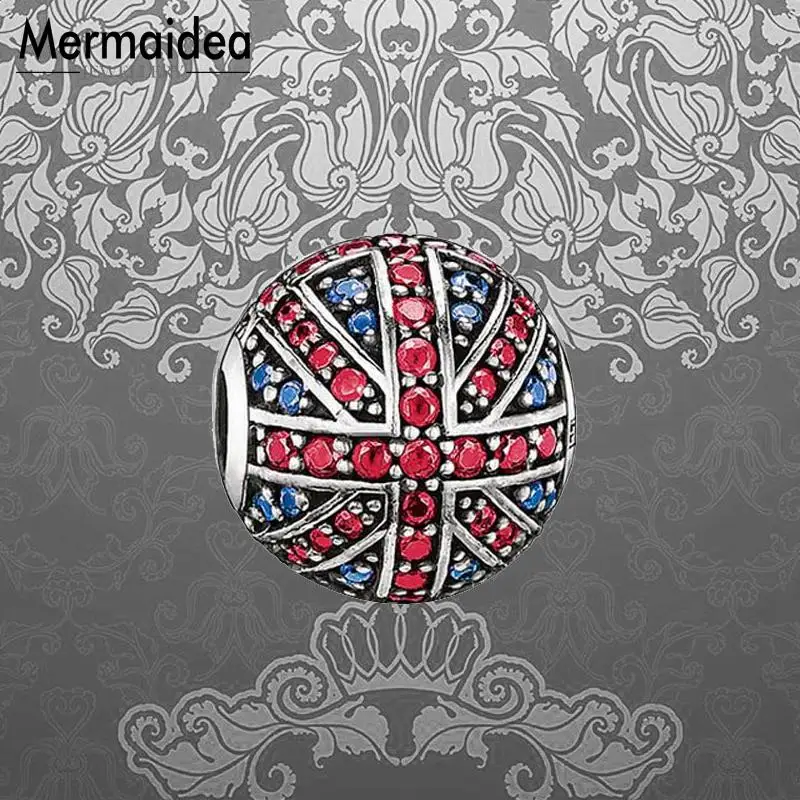 DIY бусы British Charm Модные посеребренные ювелирные изделия модный подарок для женщин