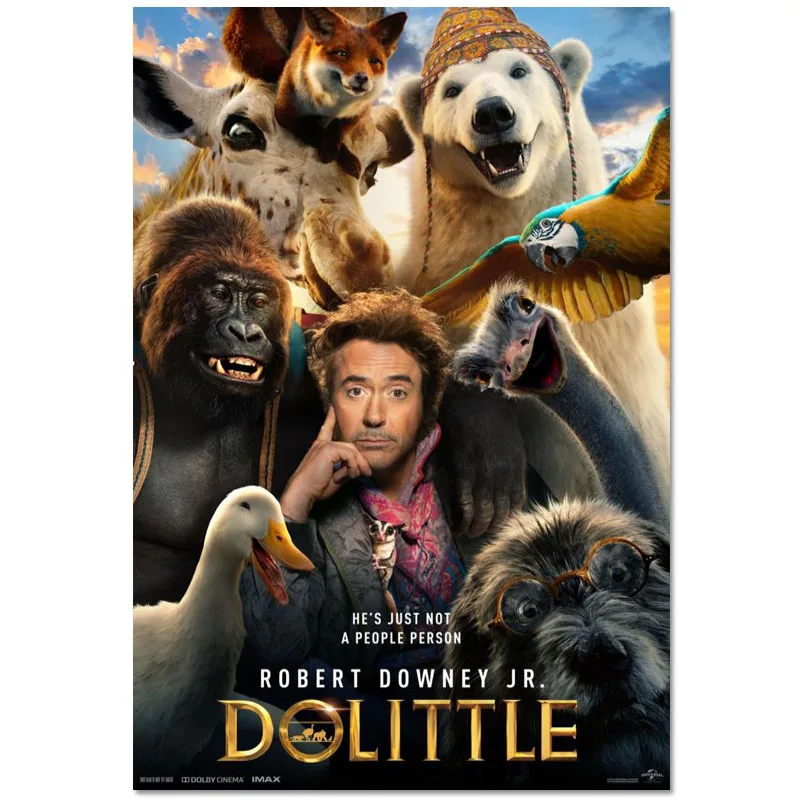 Персонализированный постер с доктором долтлом домашний декор модный тканевый