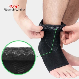 Компрессионный фиксатор голеностопа WorthWhile 1 шт., Нескользящие нейлоновые эластичные ремни для защиты стопы, для мужчин, женщин, мужчин, тренажерного зала, фитнеса, футбол