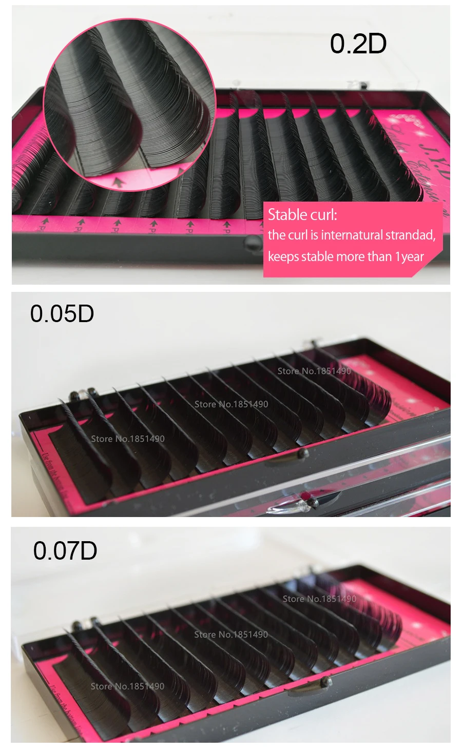 Все размеры Easy Fans 3D наращивание шелковых ресниц индивидуальные накладные норковые ресницы B/C/D завитые накладные ресницы, русский объем