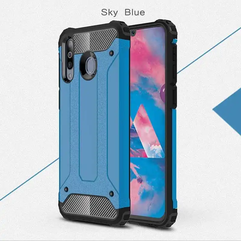 Mokoemi железная Броня ударопрочная 6," для samsung Galaxy A40s чехол для samsung Galaxy A40s чехол для сотового телефона - Цвет: Sky Blue