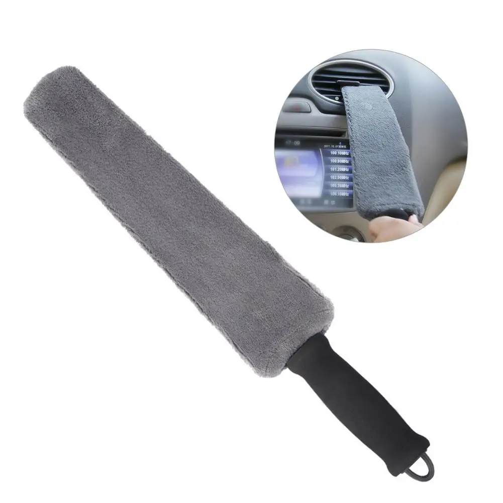 

Car Vent Cleaner Brush Auto Car AC Vent Detailing Brush With Handle Cleaning Duster For Car Air Outlet Auto Cleaning Accessories