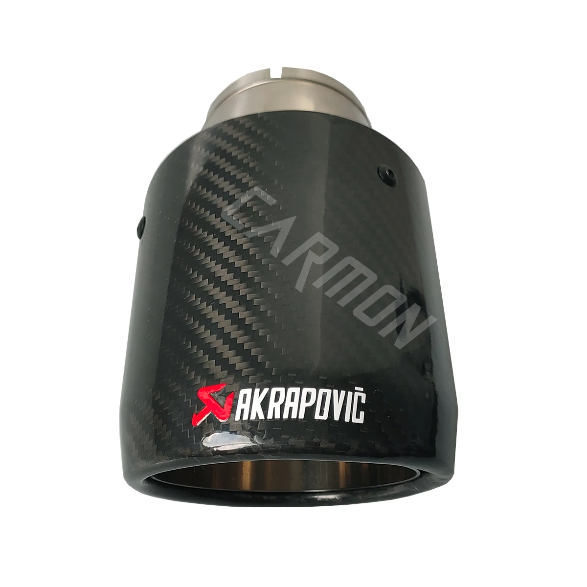 2019 новый тип вьющиеся края автомобиля Универсальный Akrapovic углеродного волокна