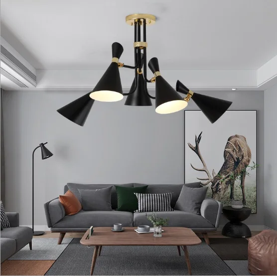 Скандинавская люстра креативный постмодерн новая лампа для ресторана бара