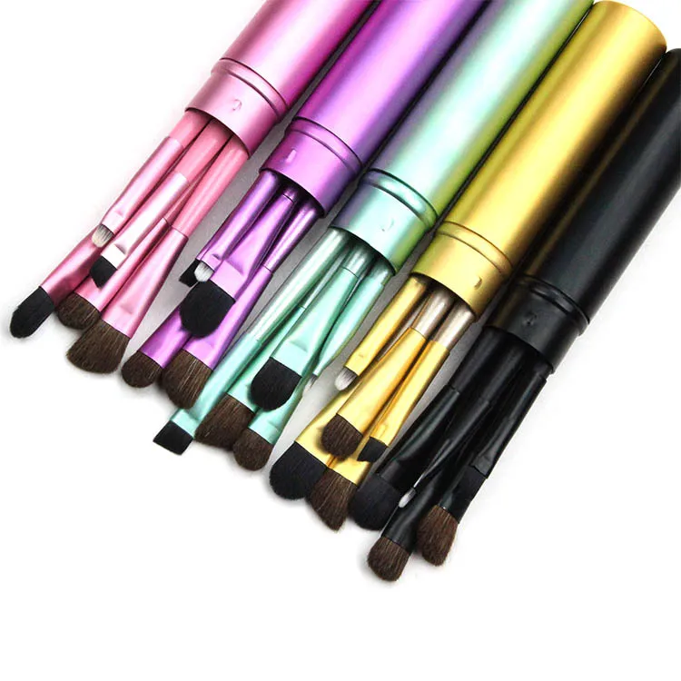 

5pcs Professional Travel Portable Mini Eye Makeup Brushes Set Smudge Eyeshadow Eyeliner Eyebrow Brush Lip Make Up Brush kit