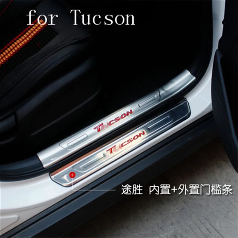 Дверные пороги из нержавеющей стали автомобильные аксессуары приветственная