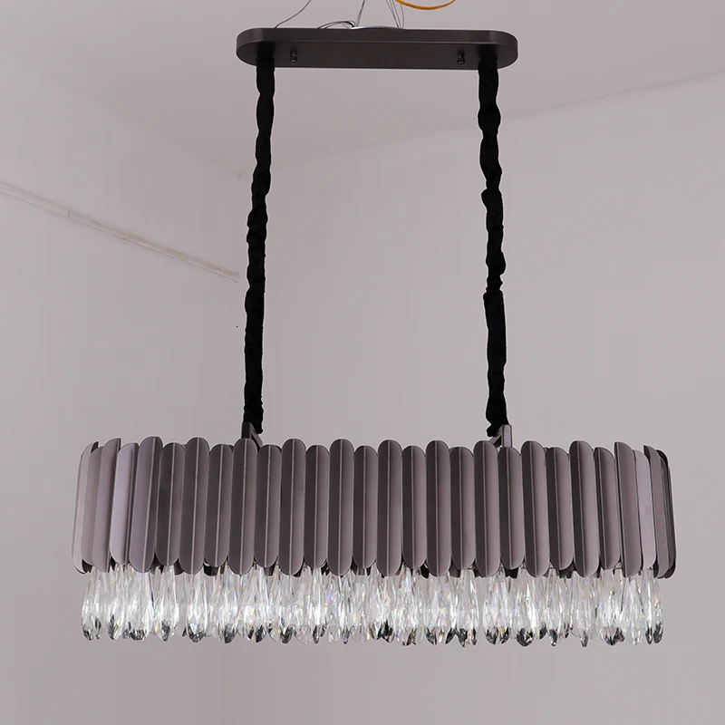 Современный подвесной светильник люстра роскошная хрустальная для отелей