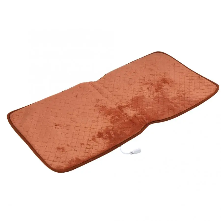 Электрический нагревательный коврик противоскользящий теплый для стула подушка