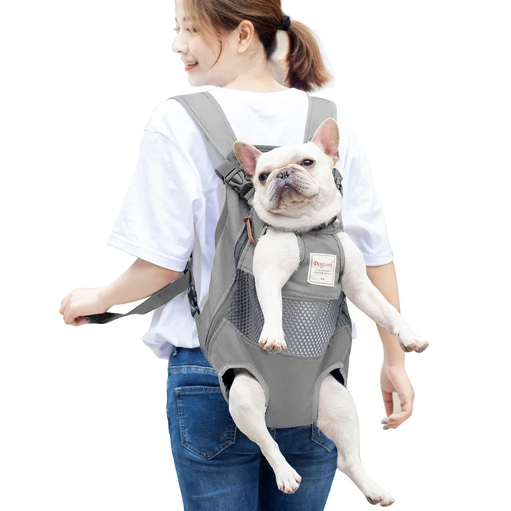 Outdoor Pet Dog Carrier Bag Pet Dog Front Bag Out Travel Double Shoulder Portable Travel Backpack Dogs Cat Accessories Sling Bag
