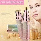 Электрический эпилятор для волос на лице, для удаления волос, бритва для бровей, мини-бритва, мгновенный безболезненный портативный эпилятор для лица, бритье для женщин