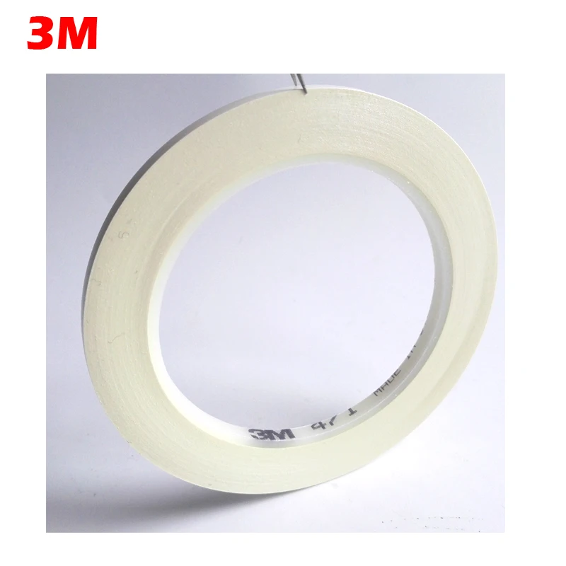 

3M 471 White Affixed PVC Floor Chain Line Trace Identifier Warning 5S Positioned Safety Marking Hazard Tape 5mm~50mm width