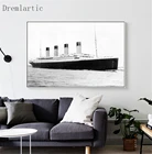 Холст, шелковая ткань, Титаник, домашний декор, плакат, креативная роспись Ar tPrint, холст, принты для украшения гостиной @ 20-1005-32
