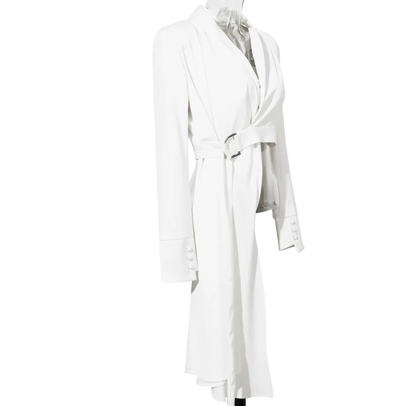 

DEAT 2021 Spring And Summer Notched Irrgular Full Sleeves Tassels Patchwork High Waist Short Jacket Fashion WI16100S