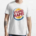 Мужская футболка Steamed Hams, футболка с забавным принтом и коротким рукавом, модные повседневные Топы И Футболки, брендовая одежда унисекс