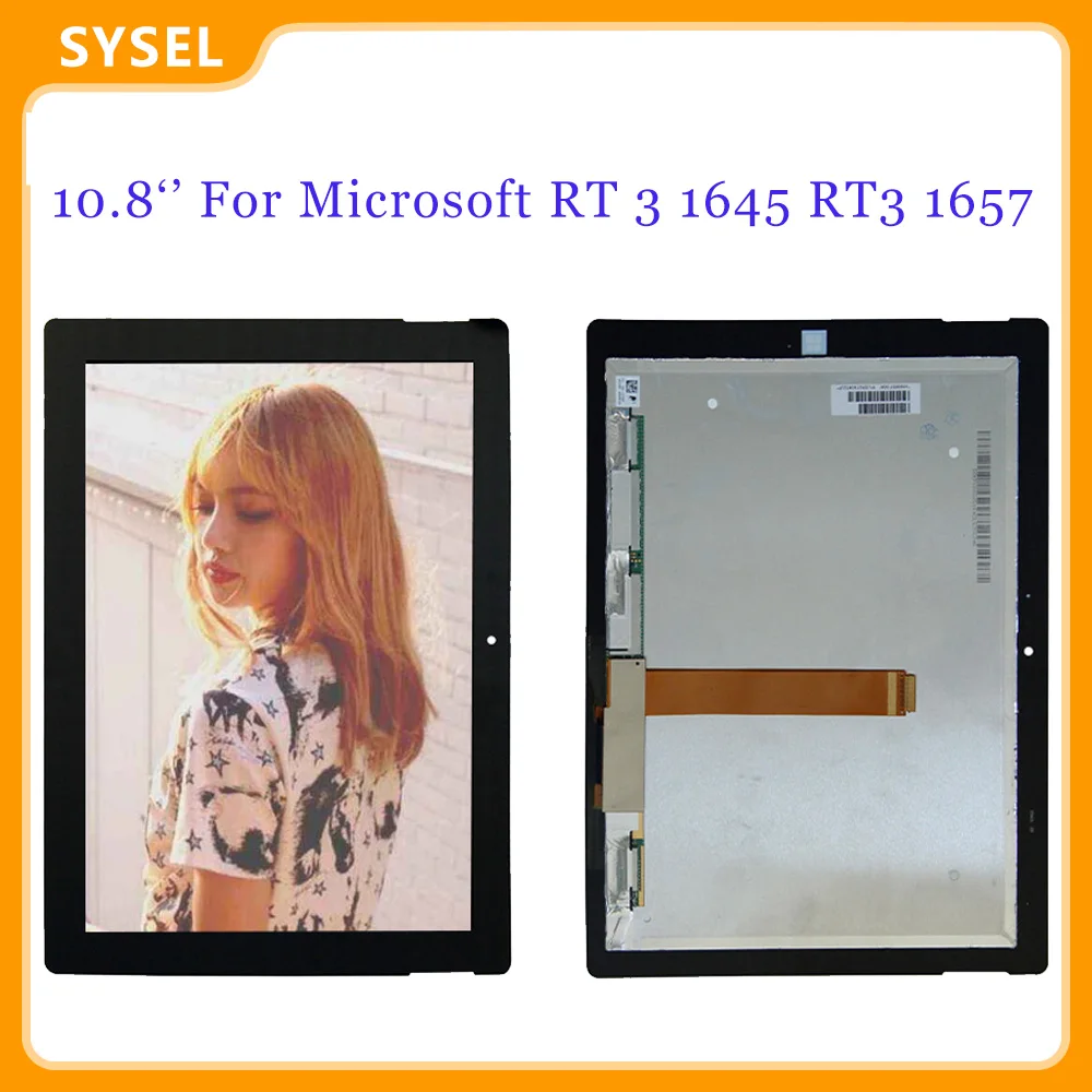 10 8 ''для Microsoft RT 3 Surface 1645 RT3 1657 ЖК-дисплей экран дигитайзер сенсорная панель
