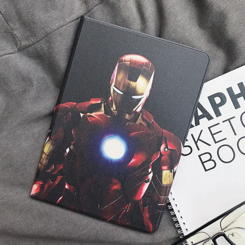Marvel Железный человек Обложка для IPad 10 2 2019 Mini 1 3 чехол 9 7 2017 2018 Air планшет мягкий Funda |