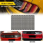 Наклейки на задний светильник автомобиля, ПВХ, для всех моделей автомобилей