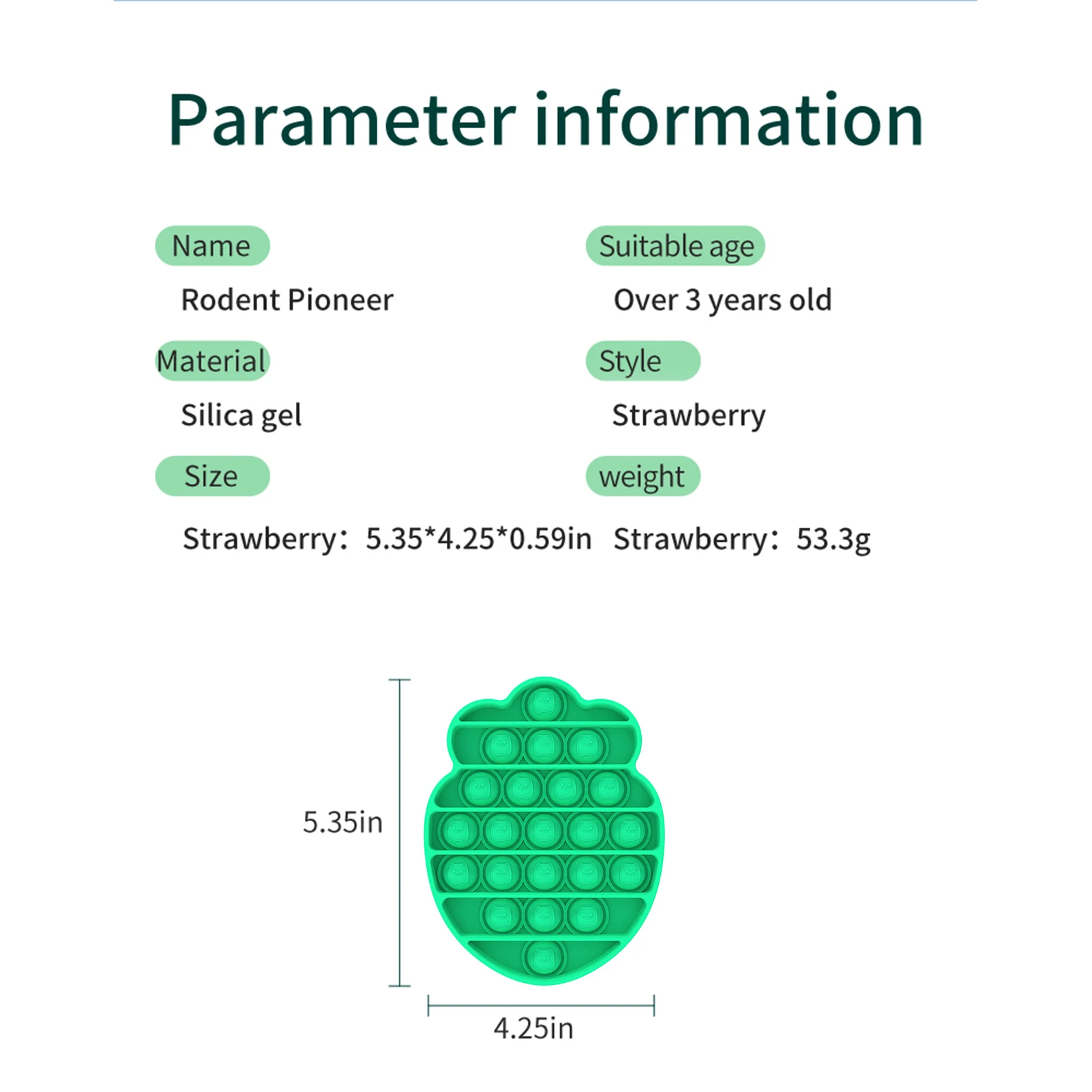 

MoBeauty Bubble Sensory Toys Stress Relief Hand Toy Relieving Stress Autism Fidget Toys Gift For Kids Adults