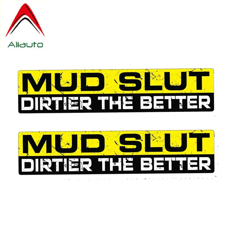 Aliauto 2 X Предупреждение автомобиля Стикеры грязи в экологичных тем лучше