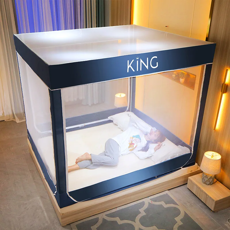 Москитная сетка на три двери утолщенная Противоударная монгольская Юрта молнии