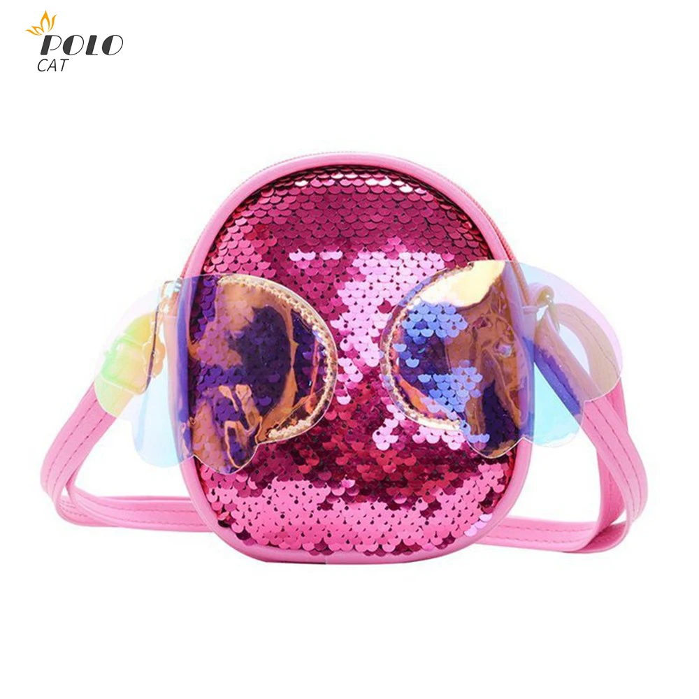 2020 мультяшная детская школьная сумка из искусственной кожи для девочек через