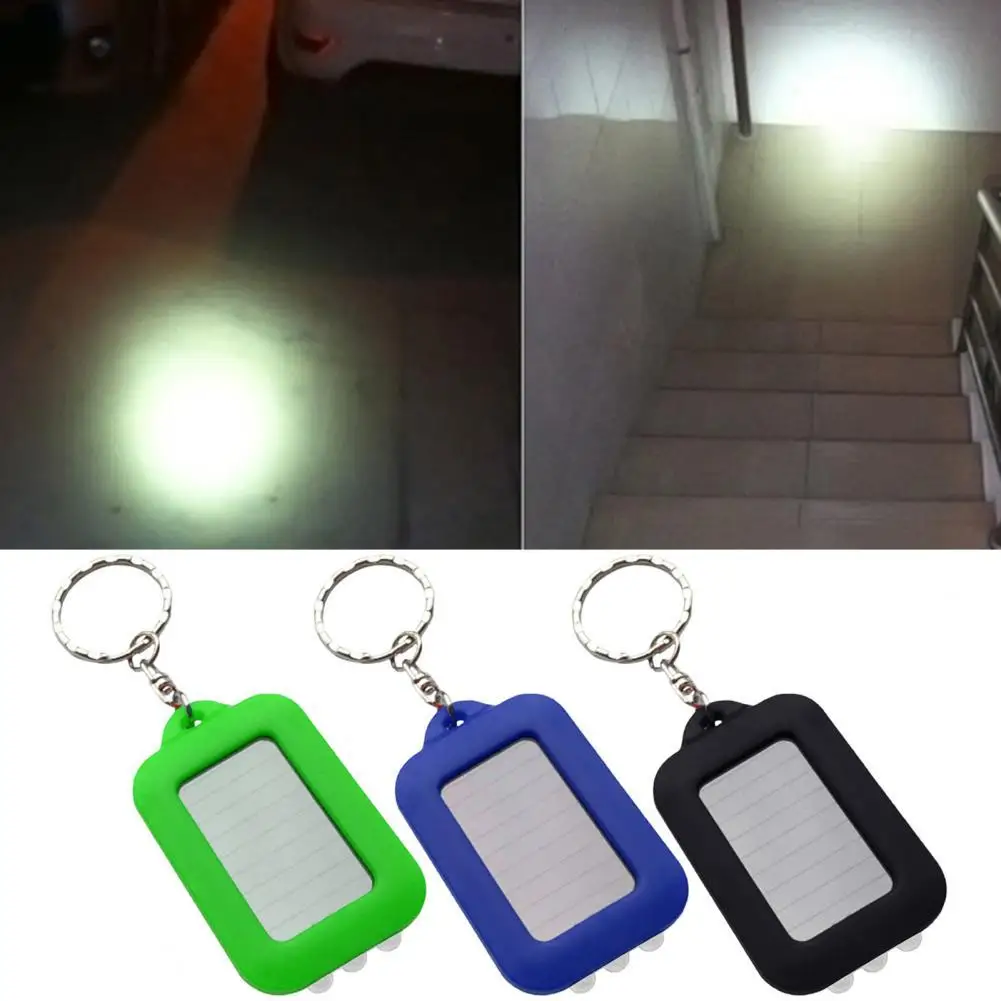 цена 65% Discounts Hot! Flashlight 3 LED Good Performance ABS Portable Keychain Flashlight Lamp Light for Caving