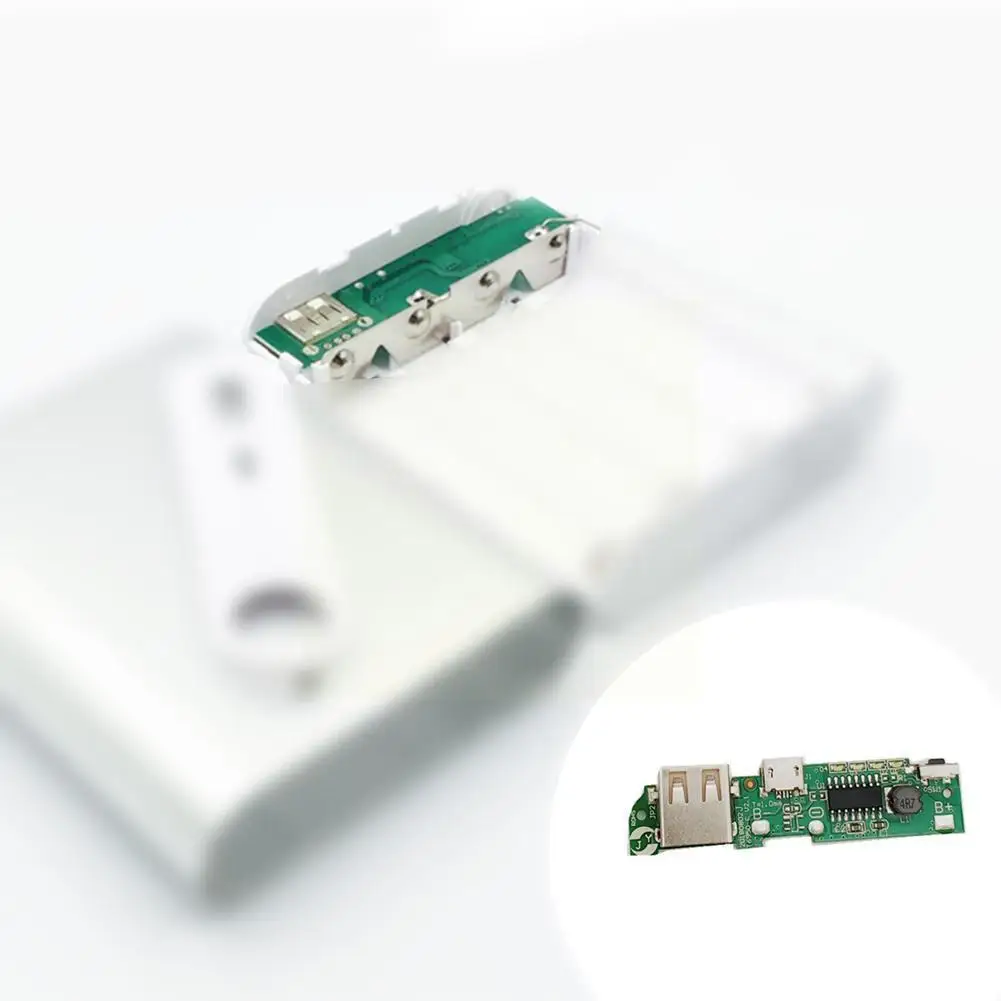 

USB 5V 1A/2A Mobile Phone Power Bank Charger PCB Board Module For 18650 Battery W8Y3