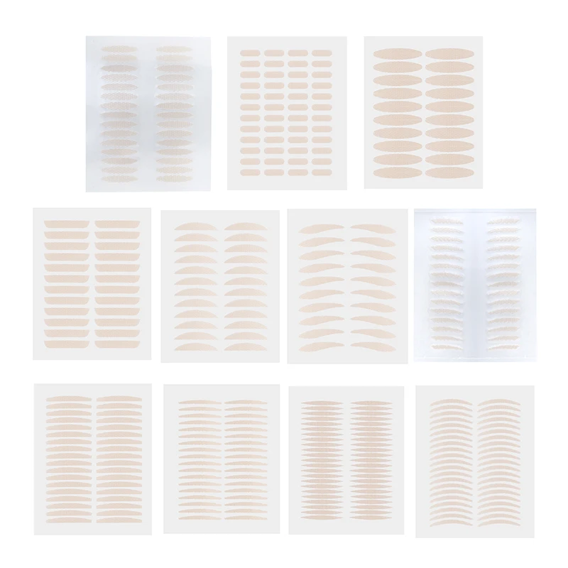

1 Pack Gauze Mesh Lace Invisible Double-fold Eyelid Sticker Transparent Invisible Self-adhesive Eyelid Tape Sticker HOT!