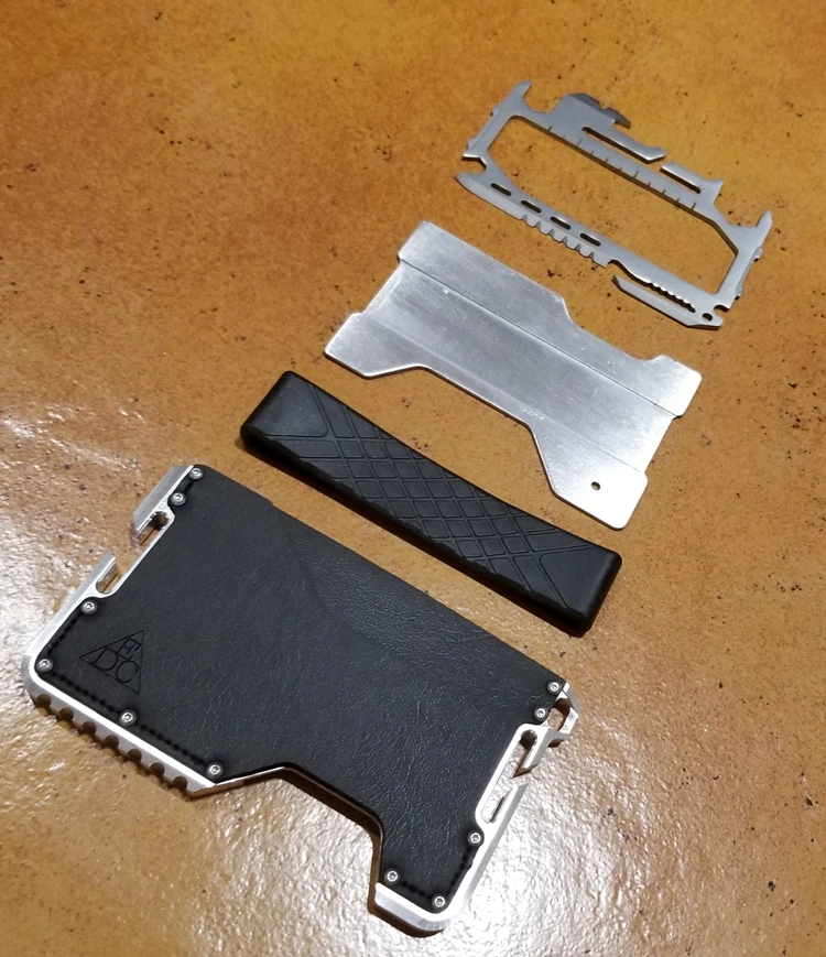 FanFans Hard Warrior DANGO Metal Clamp EDC Wallet Tactical Multifunctional Wallet Clasp Equipment