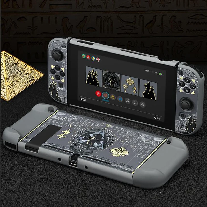 Матовый чехол для защиты передней и задней части, оболочка для консоли Nintendo Switch Zelda NS Joy-con, защитная кожура для хоста.