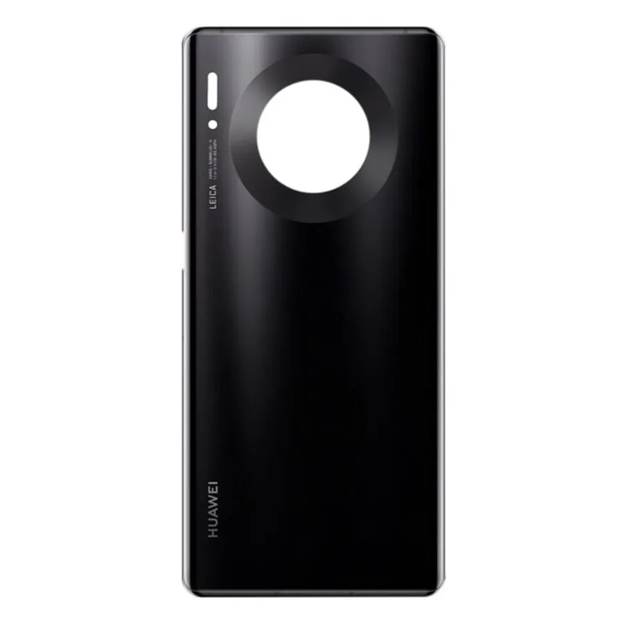 Для huawei mate 30 Pro батарея Задняя стеклянная крышка задняя дверь корпус окно с объективом камеры для huawei mate 30 Pro крышка батареи - Цвет: Black No Lens